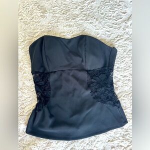 Corset top with lace details
